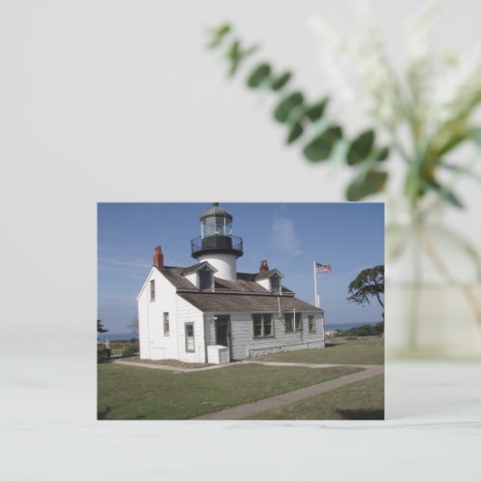 vuurtoren briefkaart (Staand voorkant)