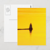 vuurtoren briefkaart (Voorkant / Achterkant)