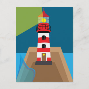 Vuurtoren Briefkaart