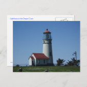 vuurtoren briefkaart (Voorkant / Achterkant)