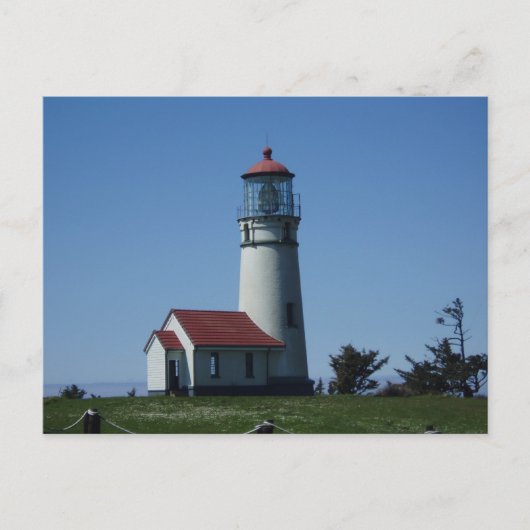 vuurtoren briefkaart (Voorkant)