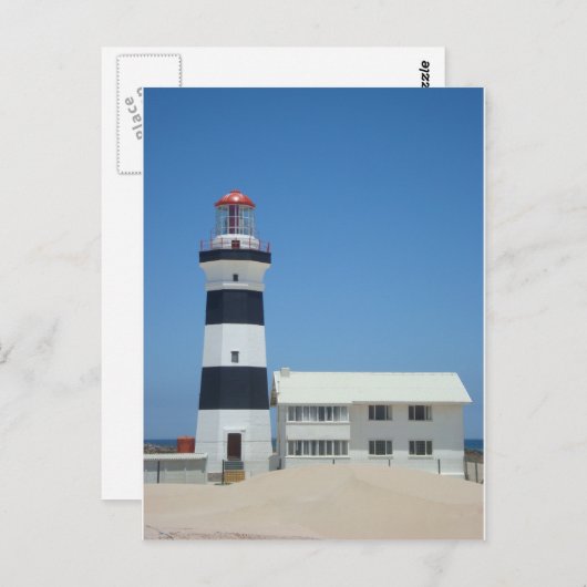 vuurtoren briefkaart (Voorkant / Achterkant)