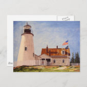 vuurtoren - briefkaart (Voorkant / Achterkant)