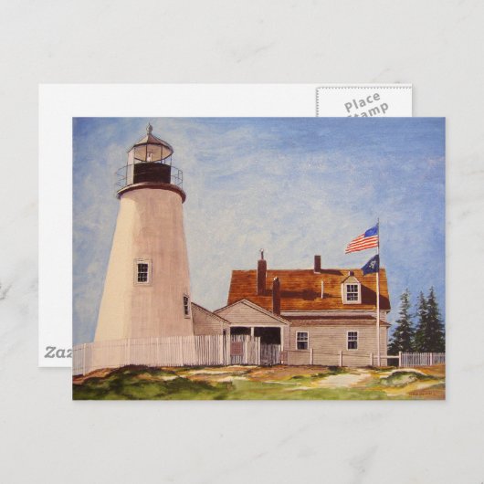 vuurtoren - briefkaart (Voorkant / Achterkant)