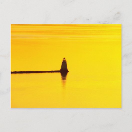 vuurtoren briefkaart (Voorkant)