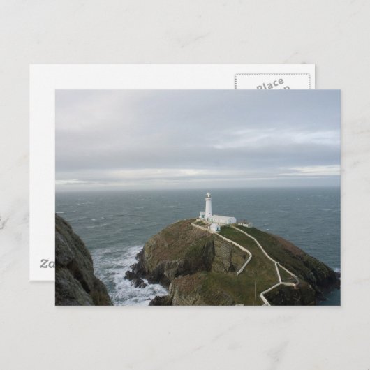 vuurtoren briefkaart (Voorkant / Achterkant)