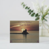 vuurtoren briefkaart (Staand voorkant)