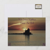 vuurtoren briefkaart (Voorkant / Achterkant)