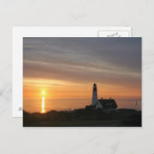 vuurtoren briefkaart (Voorkant / Achterkant)