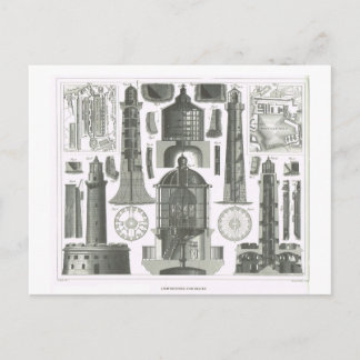 vuurtoren briefkaart