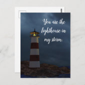 vuurtoren briefkaart (Voorkant / Achterkant)