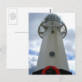 vuurtoren briefkaart (Voorkant / Achterkant)