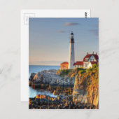 vuurtoren briefkaart (Voorkant / Achterkant)