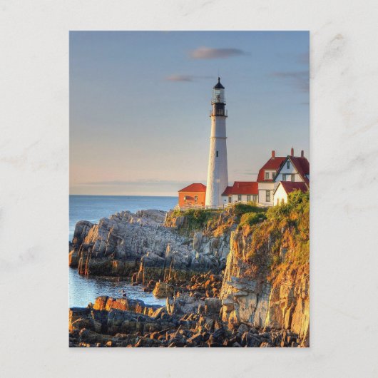 vuurtoren briefkaart (Voorkant)