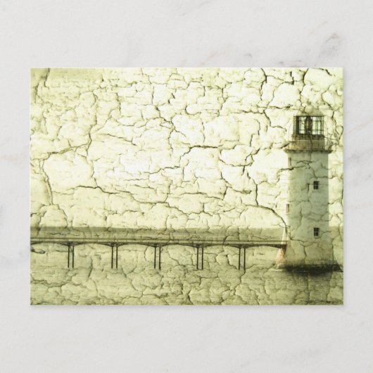 vuurtoren briefkaart (Voorkant)