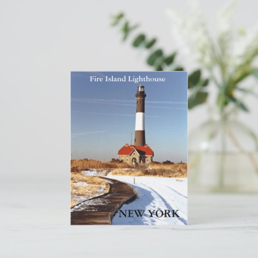 Vuurtoren, Briefkaart van New York (Staand voorkant)