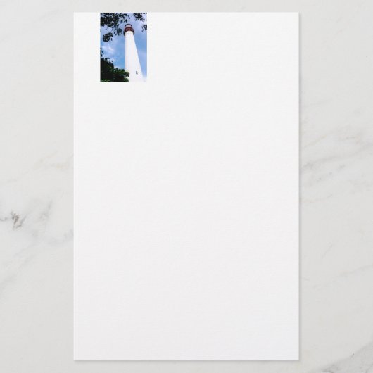 vuurtoren briefpapier (Voorkant)