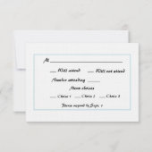 Vuurtoren bruiloft RSVP Kaartje (Achterkant)