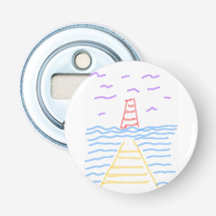 vuurtoren button flesopener
