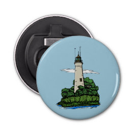 vuurtoren button flesopener