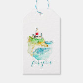 Vuurtoren Cadeaulabel (Voorkant)
