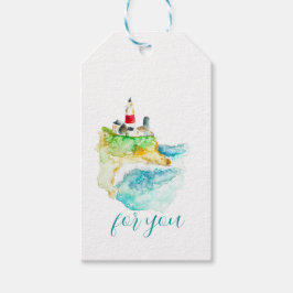 Vuurtoren Cadeaulabel