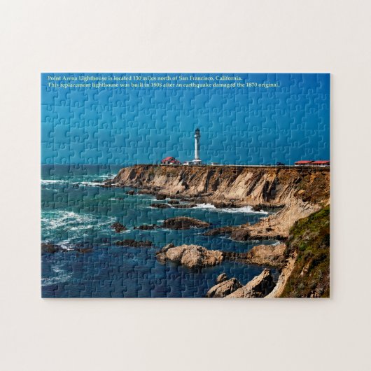 vuurtoren Californië Point Arena Legpuzzel (Horizontaal)