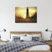 vuurtoren canvas afdruk (Insitu (Slaapkamer))