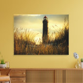 vuurtoren canvas afdruk (Insitu (Woonkamer))