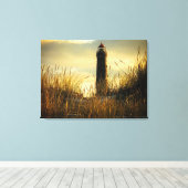 vuurtoren canvas afdruk (Insitu (Houten vloer))