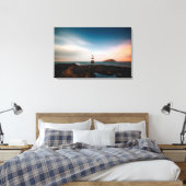 vuurtoren canvas afdruk (Insitu (Slaapkamer))
