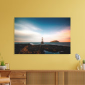 vuurtoren canvas afdruk (Insitu (Woonkamer))