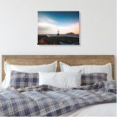 vuurtoren canvas afdruk (Insitu (Slaapkamer))
