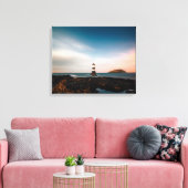 vuurtoren canvas afdruk (Insitu (Woonkamer))