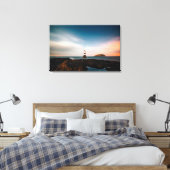 vuurtoren canvas afdruk (Insitu (Slaapkamer))