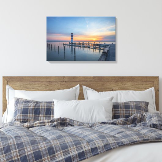 vuurtoren canvas afdruk (Insitu (Slaapkamer))