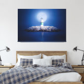 vuurtoren canvas afdruk (Insitu (Slaapkamer))