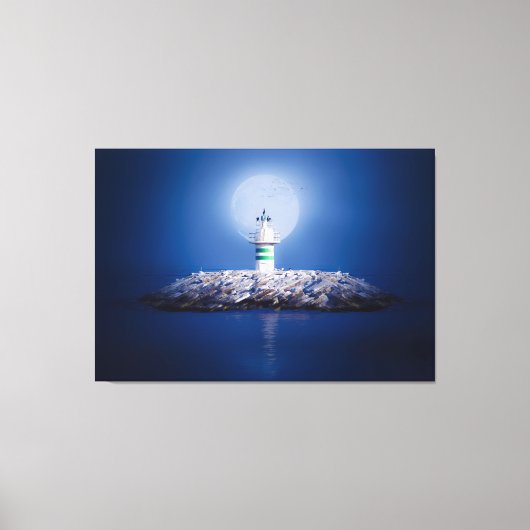 vuurtoren canvas afdruk (Voorkant)