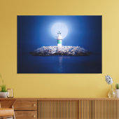 vuurtoren canvas afdruk (Insitu (Woonkamer))