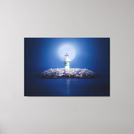 vuurtoren canvas afdruk