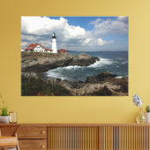 vuurtoren canvas afdruk (Insitu (Woonkamer))