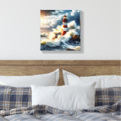 vuurtoren canvas afdruk (Insitu (Slaapkamer))
