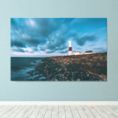 vuurtoren canvas afdruk (Insitu (Houten vloer))