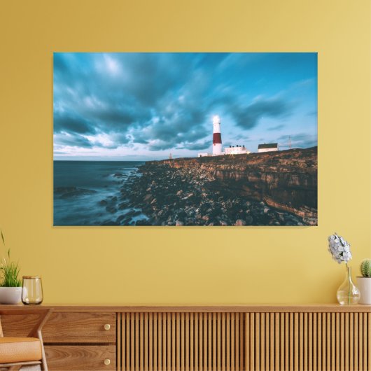 vuurtoren canvas afdruk (Insitu (Woonkamer))