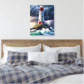 vuurtoren canvas afdruk (Insitu (Slaapkamer))