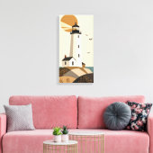 Vuurtoren Canvas Afdruk (Insitu (Woonkamer))