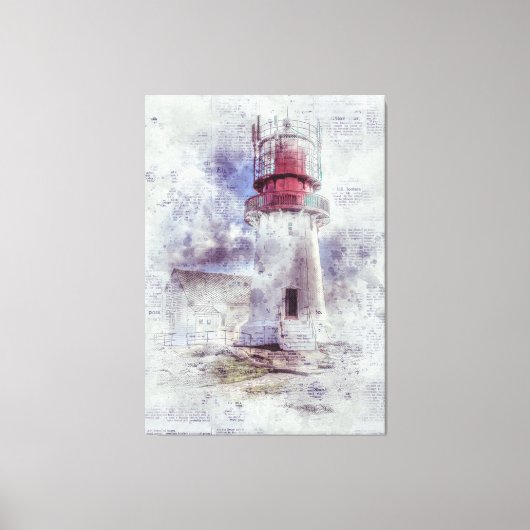  vuurtoren canvas afdruk (Voorkant)