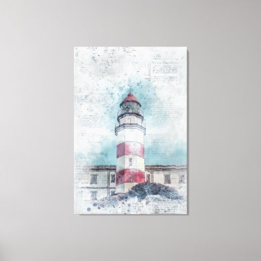 vuurtoren canvas afdruk (Voorkant)