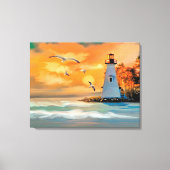 vuurtoren canvas afdruk (Voorkant)