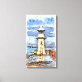 vuurtoren canvas afdruk